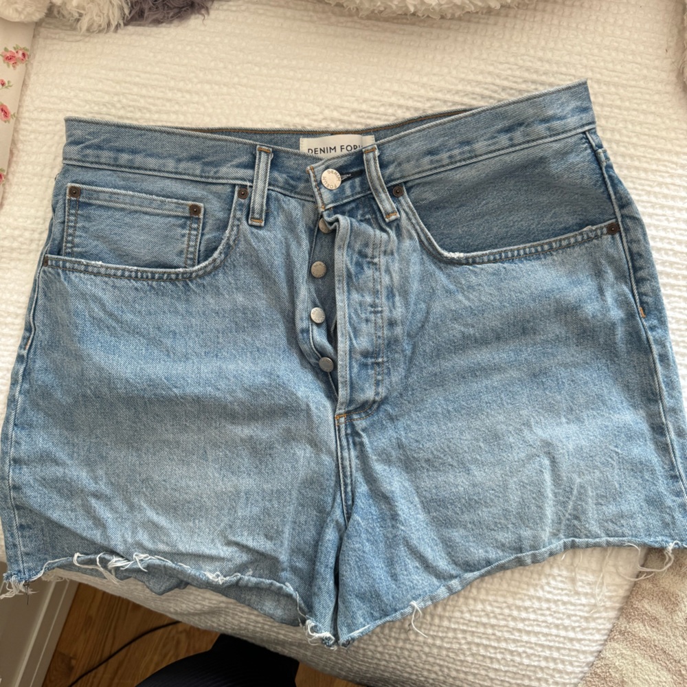 DENIM FORUM JONI LOOSE SHORT - Picture 3 of 7